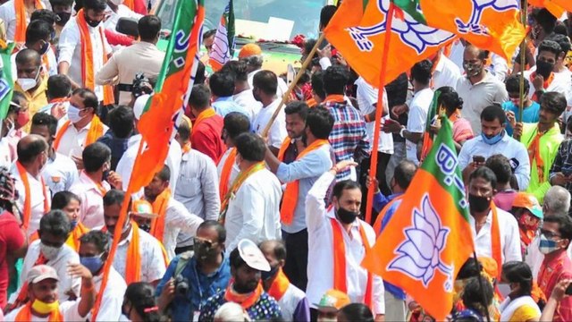BJP workers protest against fake IAS officer in Kolkata