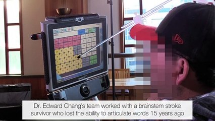 “Neuroprosthesis” Restores Words to Man with Paralysis