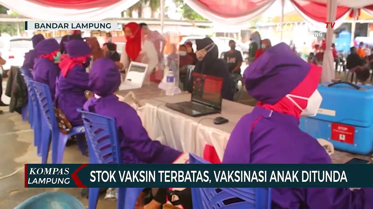 Stok Vaksin Terbatas, Vaksinasi Anak Bandar Lampung Ditunda