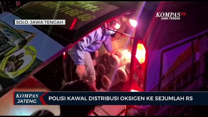 Polisi Kawal Distribusi Oksigen ke Sejumlah RS