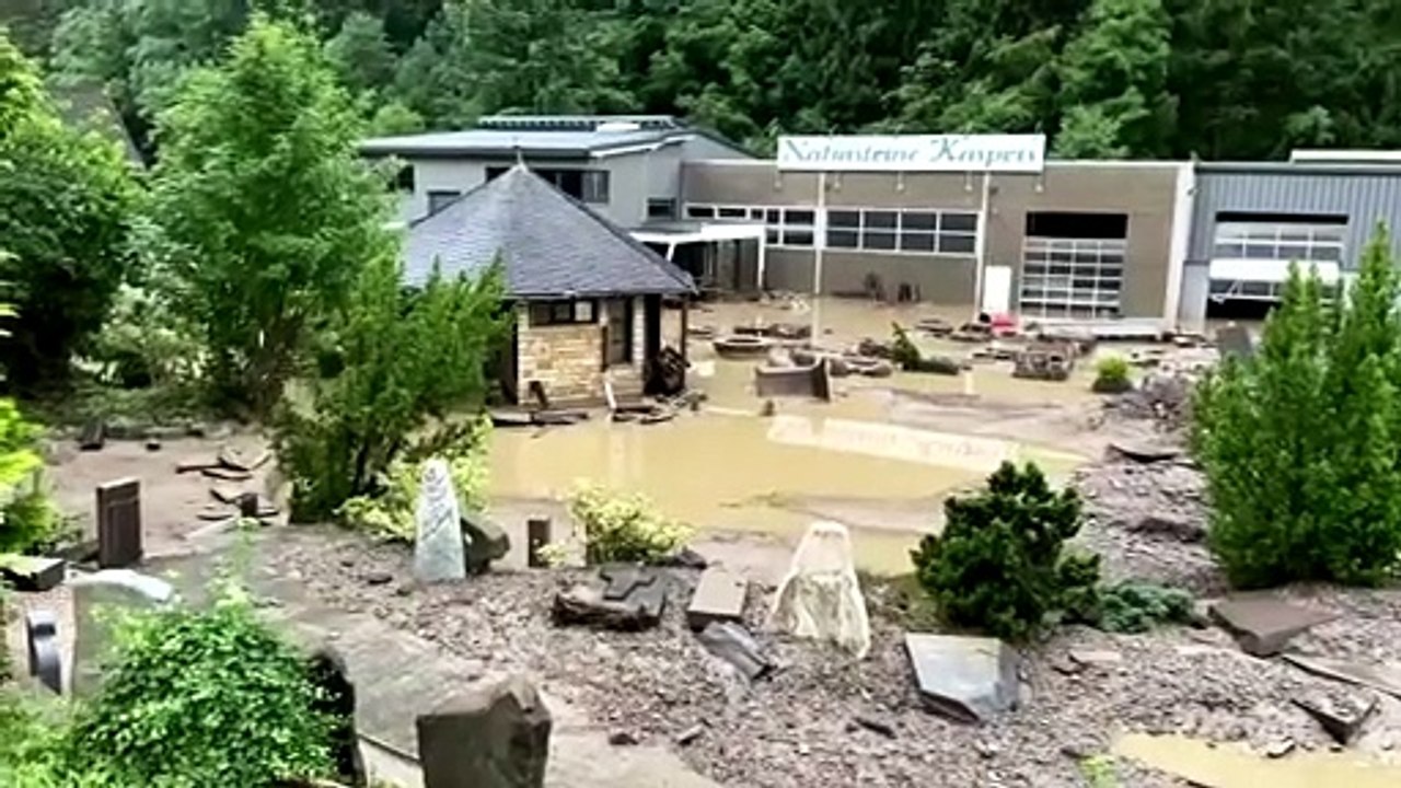 Six dead, 30 missing in Germany as houses collapse in floods