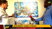 JOHNNY HALLYDAY EXPOSITION PHOTOS ET OBJETS COLLECTORS