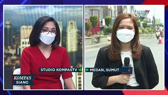 Macet, Penyekatan PPKM Darurat di Medan Dibuka Petugas