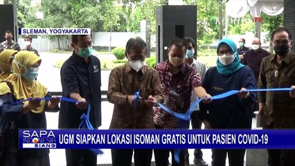 UGM Siapkan Ruang Isoman Gratis untuk Pasien Covid-19