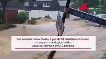 Maltempo in Germania, 6 morti e più di 50 dispersi