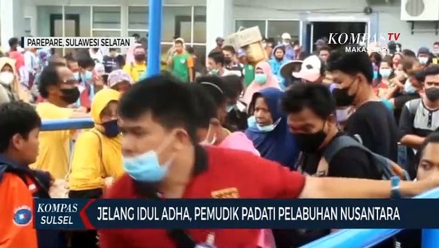 Jelang Idul Adha, Pemudik Padati Pelabuhan Nusantara
