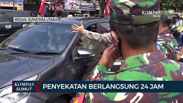 Penyekatan Saat PPKM Darurat di Medan Berlangsung 24 Jam