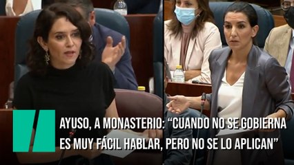 El rifirrafe entre Monasterio y Ayuso por las exigencias ultras