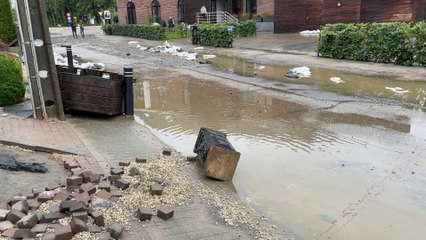 Intempéries à Fourons : les cours d'eau en crue