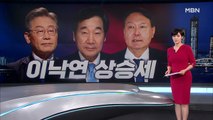 [MBN 여론조사] 이낙연, 지지율 2배 올라…윤석열과 양자대결 접전