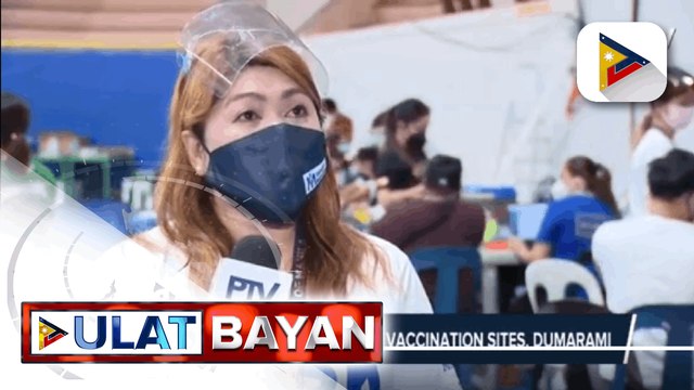 Bilang ng mga Pilipinong nais magpabakuna, tumaas sa 45% batay sa SWS; Midnight vaccination para sa mga kabilang sa A4 priority group sa Taguig, nagsimula na