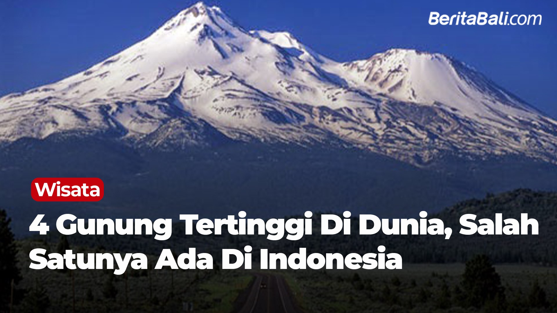 Gunung tertinggi di indonesia