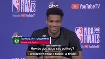 'I wanted to take a tinkle!' - Giannis on NBA Finals toilet trip