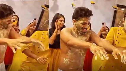Rahul Vaidya ने अपनी Haldi ceremony में किया जमकर डांस, Disha Parmar भी शरमा गई; Video | FilmiBeat