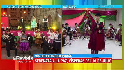 Nos vestimos de gala y desde El Alto realizamos una serenata a La Paz