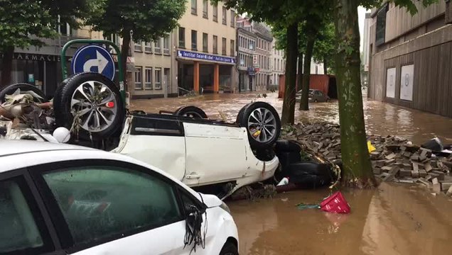 Inondations : situation toujours dramatique à Verviers