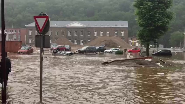 Inondations : situation toujours dramatique à Verviers