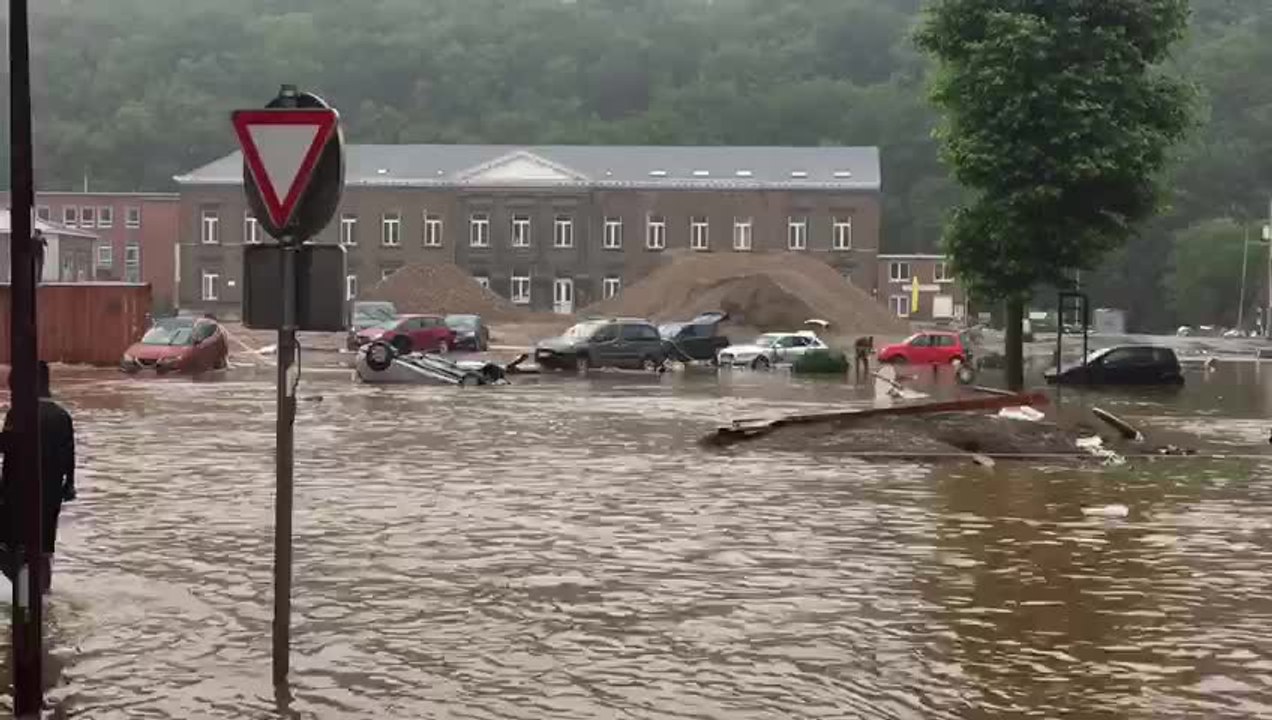 Inondations : situation toujours dramatique à Verviers