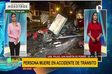 Auto impacta con un triciclo y deja una persona muerta en SMP