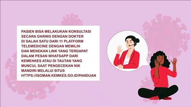 Alur Pelayanan Telemedicine Bagi Pasien Isoman