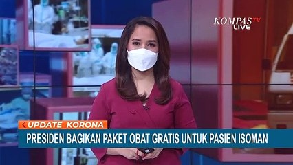Presiden Jokowi Bagikan 300 Ribu Paket Obat untuk Pasien Isoman