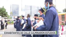 95 habitantes de calle se graduaron del colegio