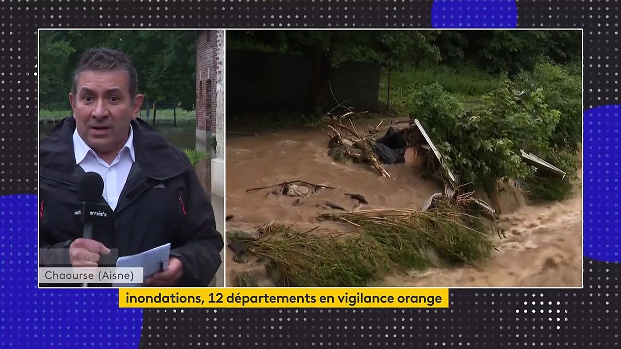L’Aisne sous les eaux