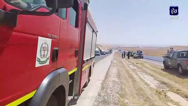 حادث سير مروع نتج عنه وفاة شخص وإصابة اثنين في محافظة المفرق