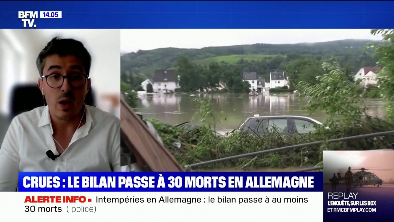 Crues en Allemagne: le bilan passe à 30 morts