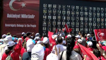 FATİHLİ SPORCULAR 15 TEMMUZ ŞEHİTLERİNİ ANDI