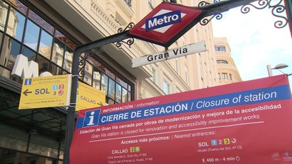 Video herunterladen: Ayuso destaca las obras de modernización de la estación de Metro de Gran Vía