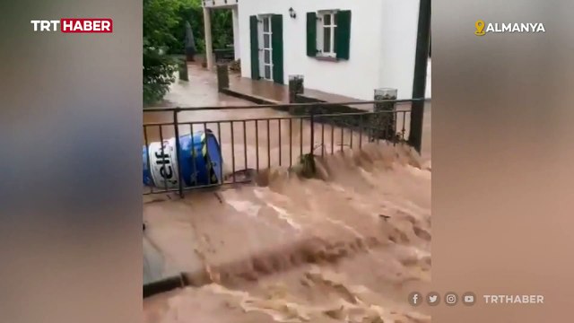 Almanya ve Belçika'da sel: Can kaybı artıyor