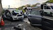 Otoyolda zincirleme trafik kazası: 2'si polis 3 yaralı