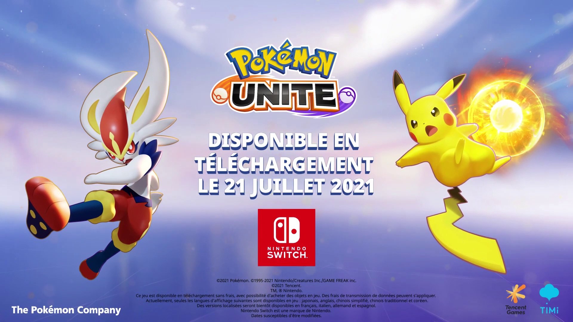 Pokémon Unite - Date de sortie Switch - Vidéo Dailymotion