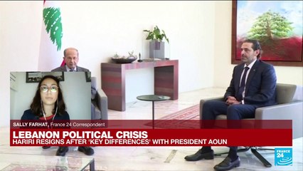 Lebanon's Prime Minister designate Saad Hariri resigns