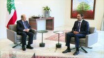رئيس الحكومة المكلف سعد الحريري يعتذر عن تشكيل الحكومة في لبنان
