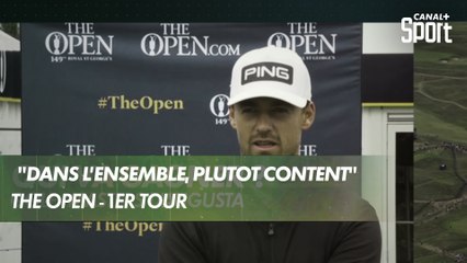 Le Français Victor Perez satisfait après son 1er tour au British Open - The Open