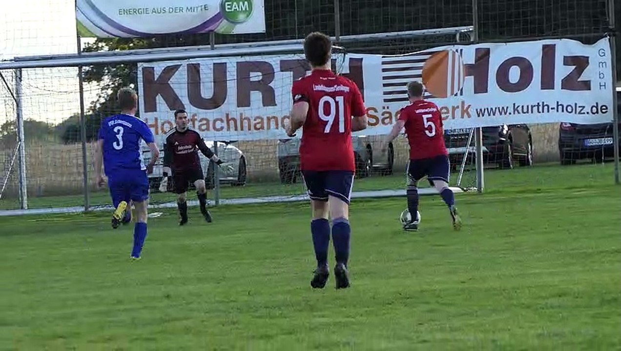 Das 3:1 Für LaSeu II gegen Sattenhausen durch Simon Tauchmann
