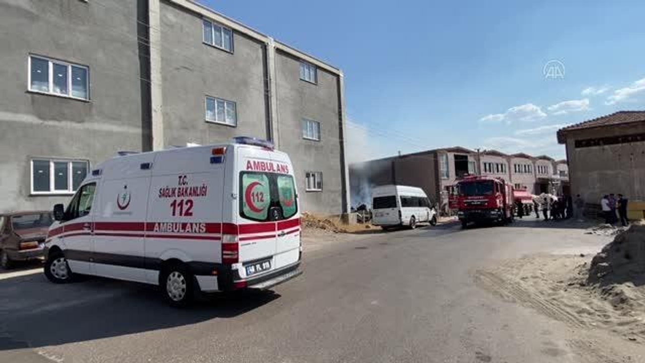 KAHRAMANMARAŞ - Tekstil fabrikasında yangın