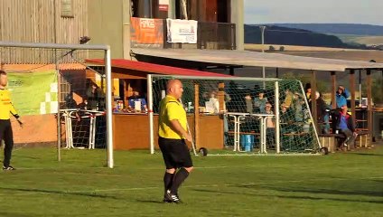 Das 3:2 für Sattenhausen gegen LaSeu II durch Jan Zelmer