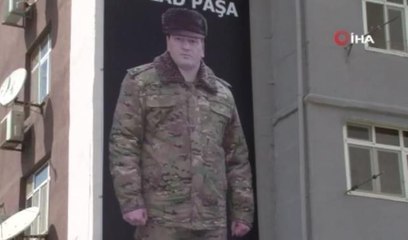 Son dakika haberi! Azerbaycanlı gazilerden Tovuz çatışmalarında şehit düşen Tümgeneral Haşimov'a vefa