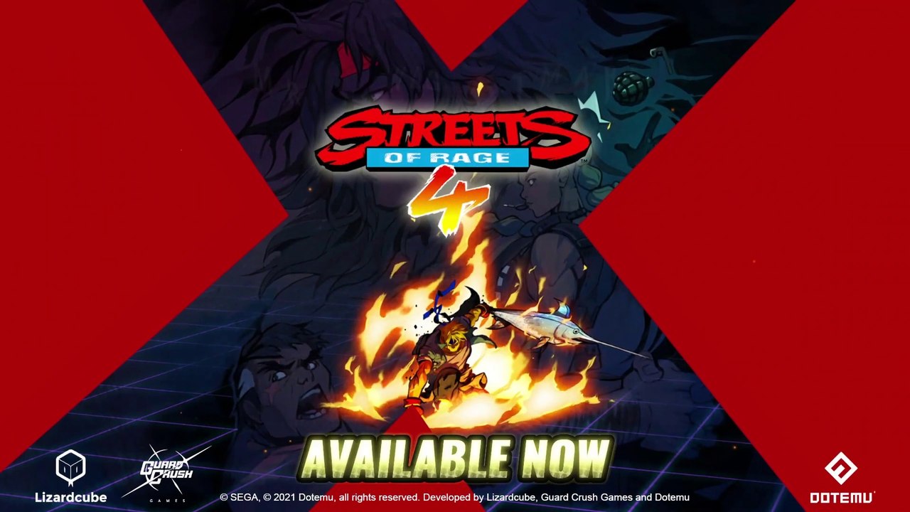 Streets of Rage 4 - Bande-annonce officielle DLC Mr. X Nightmare