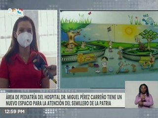 Reinauguran el ala de pediatría en el Hospital Dr. Miguel Pérez Carreño