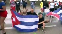 Exilio cubano en Miami también se manifiesta por su país