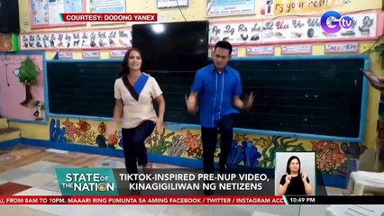 TikTok-inspired pre-nup video, kinagigiliwan ng netizens | SONA
