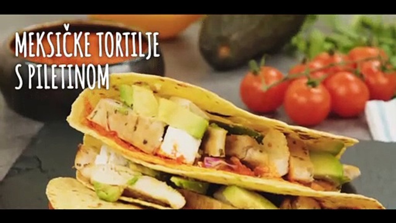 Meksičke tortilje s piletinom