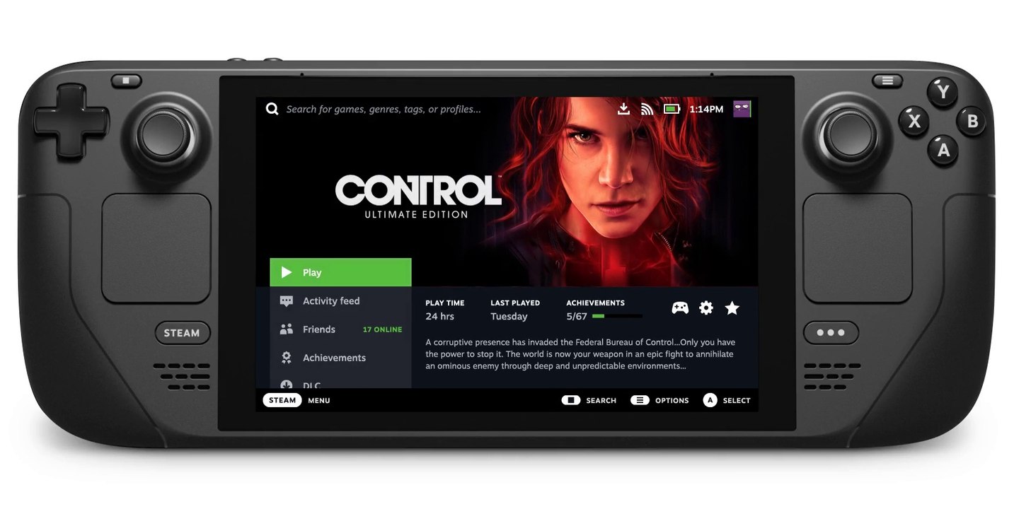 Steam Deck - Présentation de l'interface (officiel)