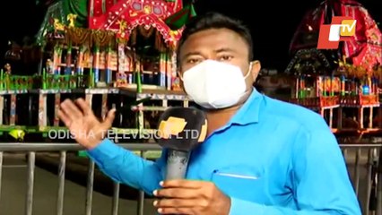 Puri - Damaged Wheel Of Taladhwaja Chariot Repaired Successfully