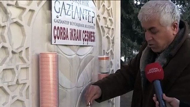 Bu çeşmeden çorba akıyor