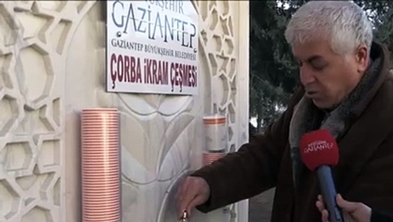 Bu çeşmeden çorba akıyor